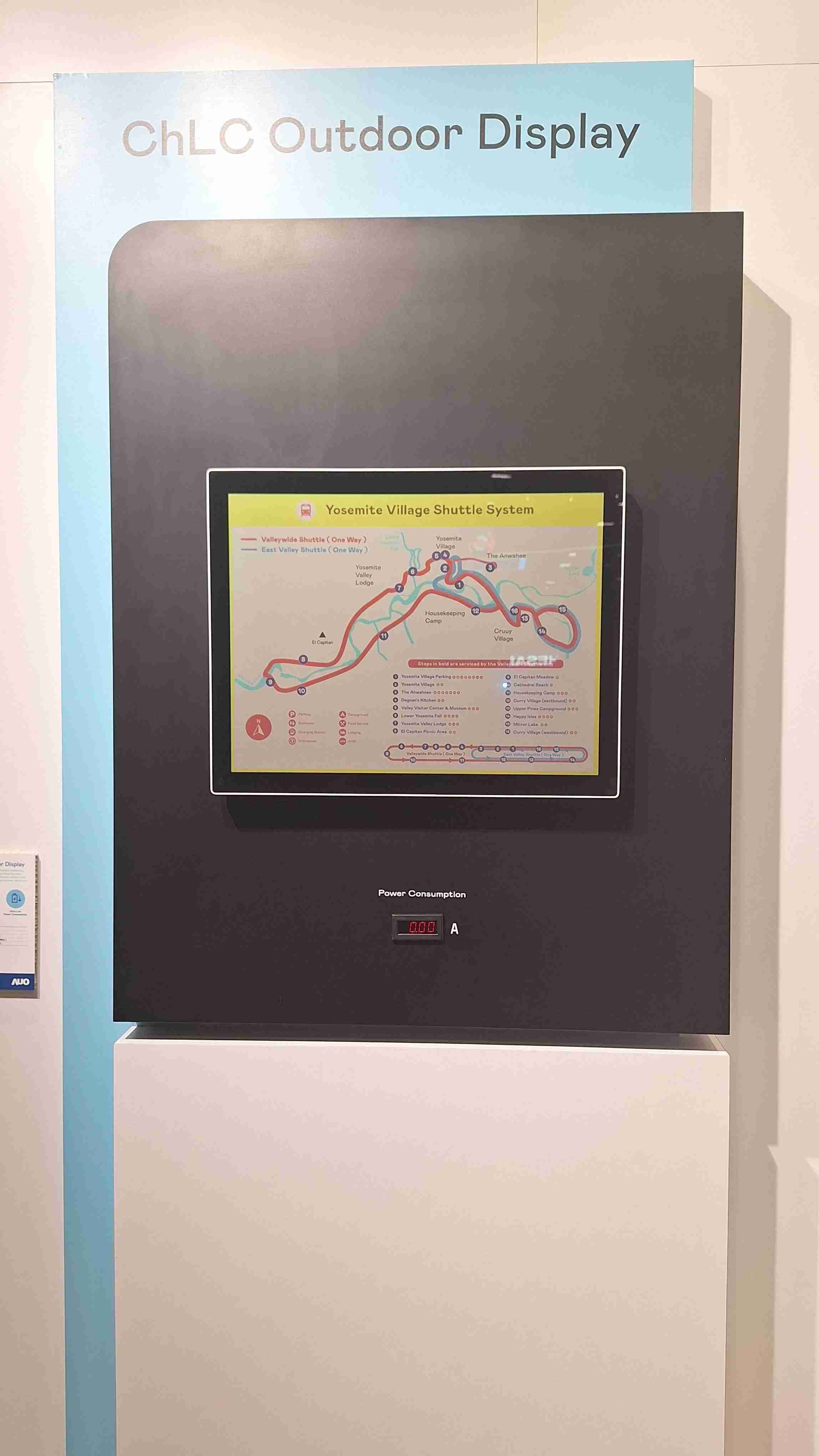 OBPay的「胆固醇液晶超低耗能户外全彩显示器」不只环保省电，，，，且符合户外严苛使用环境，，拥有在摄氏-30度至85度下的宽温使用优势，，，，并且强光愈强愈能呈现绝佳的色彩饱和度及显示效果，，，易于安装的特性将成为户外电子看板的新首选。。