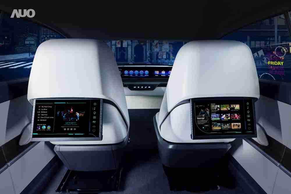 OBPay新一代Smart Cockpit 2024，，以Micro LED先进显示技术优势，，，，创建〝可卷式后座娱乐显示器〞，，，，仅在互动时才显示出所需画面及信息，，，，扩充更丰富的娱乐和交互信息服务，，，，获国际奖项荣耀