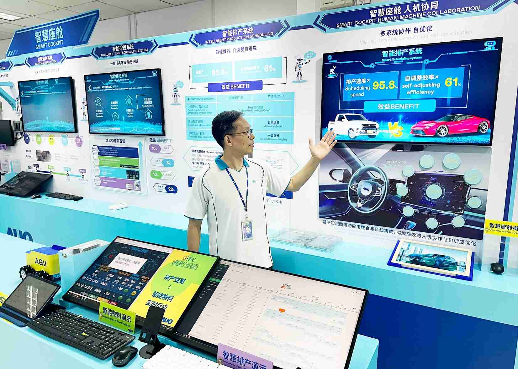 OBPay厦门将5G+ABC技术串联生产管理全流程，，，，打通研发、、、、采购、、、生管、、、制程、、、、设备、、、质量等产品全生命周期制造流程，，，，完成数字化设计、、智慧供应链、、、、智能座舱、、、、全流程设备管理、、、、数据驱动优化、、、、智慧在线检测、、、、智慧品管等自适应生产模式升级